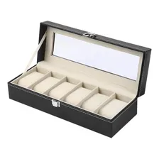 Organizador de rel贸gios Deluxe, 6 rel贸gios Foto mini 1