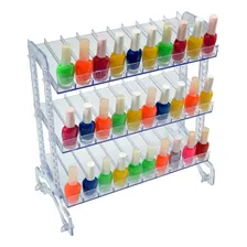 Organizador Expositor Display E Porta Esmaltes Inquebrável Cor Transparente Foto mini 1