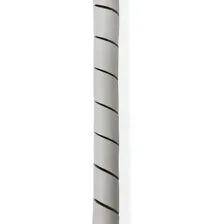 Organizador Fios Cabos Espiral 1 Polegada Prata/cinza 5 Mts Foto mini 2