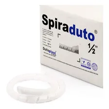 Organizador Fios E Cabos Spiraduto 1/2 Branco - 10 Mt Foto  mini 1