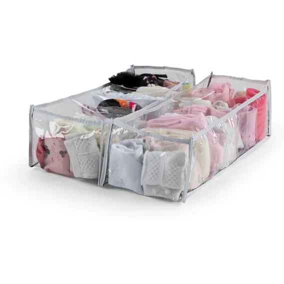 Organizador Gaveta Colmeia Branco C/10 Separadores Kit 3 Un Foto 1