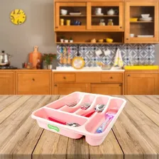 Organizador Gaveta Porta Talher 5 Divisor Divis贸ria Talheres Cor Branco Foto mini 2