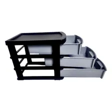 Organizador Gaveteiro Multiuso 3 Gavetas Plástico 7030 C/ 1 Foto mini 2