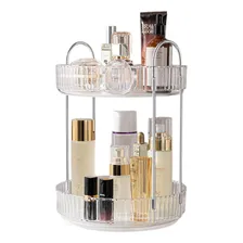 Organizador Giratório Em Acrílico Maquiagem 360° Cor Transparente Foto mini 1