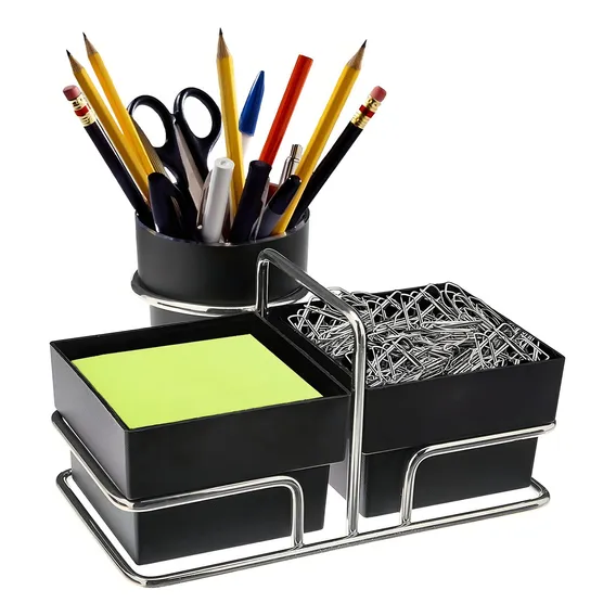 Organizador Mesa Escritorio Triplo Luxo Alto Padrao Foto 1
