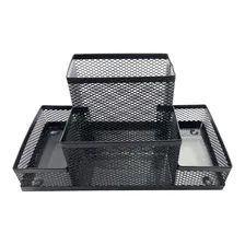 Organizador Mesa Porta Caneta Escritório Treco Lápis Clips Foto mini 4