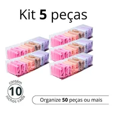 Organizador Para Calcinhas E Meias Transp. - Kit 5 Foto mini 2