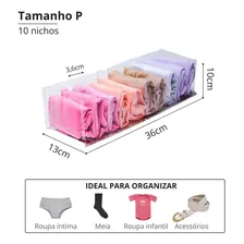 Organizador Para Calcinhas E Meias Transp. - Kit 5 Foto mini 3