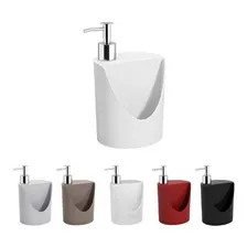 Organizador Pia Dispenser Detergente Suporte Esponja Branco Foto  mini 1