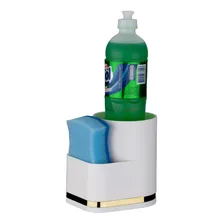 Organizador Pia Porta Detergente Bucha Pia Dourado Cozinha Foto mini 1