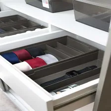 Organizador Plástico Colmeia Para Gavetas Armarios C60 Cor Camurça Foto mini  2