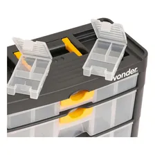 Organizador Plástico Opv 0400 Vonder Cor Amarelo E Preto Foto mini 3