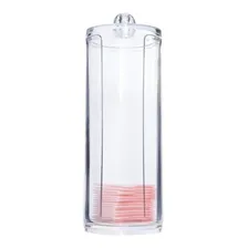 Organizador Porta Algodão + Acrílico Cotonete Kit P Banheiro Cor Transparente Porta Cotonete Foto mini 4
