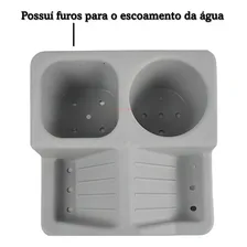 Organizador Porta Detergente Esponja Bancada Pia Cozinha Foto mini 3