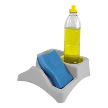 Organizador Porta Detergente Esponja Bancada Pia Cozinha Foto mini 1