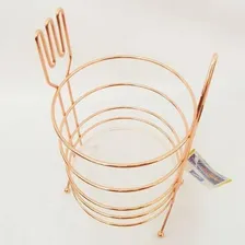 Organizador Suporte Porta Talheres Garfo Faca Rose Gold Foto mini 4