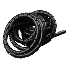 Organizador Tubo Espiral 18mm X 20 Metros Preto Foto mini 1