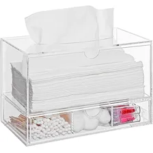 Organizadora Porta Lenços De Papel E Make Com Gaveta Foto  mini 1