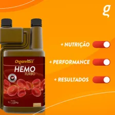 Organnact Hemo Turbo suplemento 1L para equinos Foto mini 2