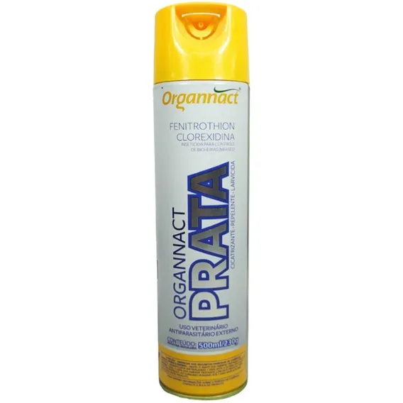 Organnact Prata Spray 500ml Cicatrizante Repelente Larvicida Foto 1