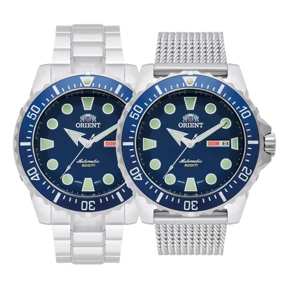 Orient Diver 500m Automatico 469ss073 Azul Scuba Netuno Foto 1