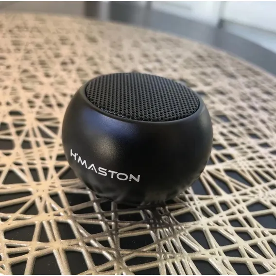 *original*mini Caixinha De Som Bluetooth Portátil Hmaston 3w Cor Preto Voltagem 110v/220v Foto 1