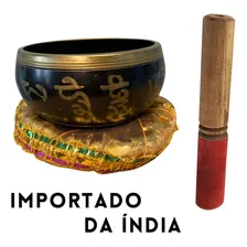 Orin Sino Tigela Tibetana 7 Metais Sagrados - Preta 9cm Foto mini 1