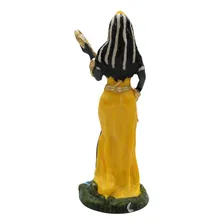 Orixa Oxum 25 Cm Estatueta Lua MÃstica Candomble Umbanda Cor Amarelo Foto mini 2