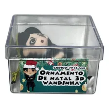 Ornamento Enfeite Para Árvore De Natal - Boneca Personagem Filme Desenho Menina Wandinha 3d - Decoração Natalina - Wednesday Foto mini 3