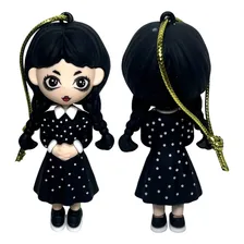 Ornamento Enfeite Para Árvore De Natal - Boneca Personagem Filme Desenho Menina Wandinha 3d - Decoração Natalina - Wednesday Foto mini 4