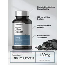 Orotato de lĂtio Orotato de lĂtio 130mg 180 cápsulas 5mg Foto mini 3