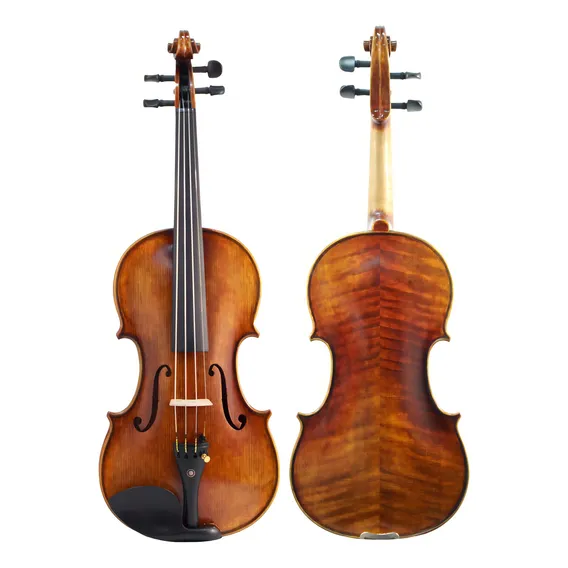 Orquezz Violino Stradvarius copy à mão 4/4 verniz à óleo Brown 4/4 Foto 1