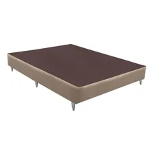Ortobom Base Sommier Linho Bege Casal 138x188x23 Foto mini 1