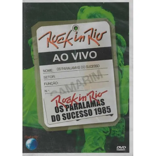 Os Paralamas Do Sucesso Dvd Rock In Rio Ao Vivo 1985 Foto 1