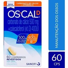 Oscal D 500 + 400 Sanofi Aventis 60 Comprimidos Sabor Neutro Foto mini 3