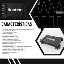 Osciloscópio Automotivo Blutu 4 Ch 70 Mhz Hantek 6074be Foto mini  3