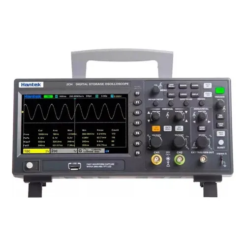 Osciloscópio Hantek DSO2d10 de 2 canais 100mhz + Gen. Awg New Foto 1