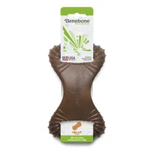 Osso De Nylon Benebone Dental Amendoim Medio -made In Usa Cor Marrom-escuro Foto mini 2