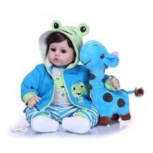 Ot Toys BebĂȘ Reborn Baby BebĂȘ Reborn Menino Girafinha Corpo Tecido Foto mini 1