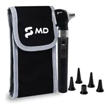 Otosc贸pio Md 2.5v Omni 3000 Xenon Halogena Fibra Com Estojo Preto Foto mini 1