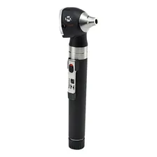 Otosc贸pio Md 2.5v Omni 3000 Xenon Halogena Fibra Com Estojo Preto Foto mini 2