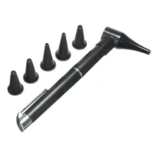 Otoscópio Medico Lanterna Led Clinica + Espéculos Completo Foto  mini 1
