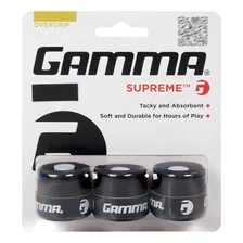 Overgrip Gamma Supreme Com 03 Unidades Preto Foto  mini 1