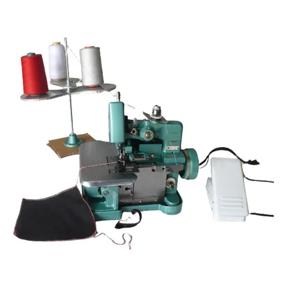 Overlock Portatil Semi Industrial 220v-kit Com 2 Maquinas Foto 1