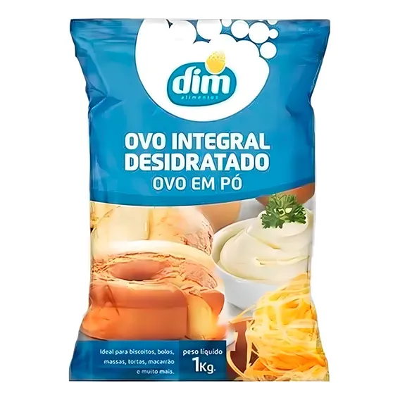 Ovo Integral Desidratado Em P贸 Pasteurizado 1kg Foto 1