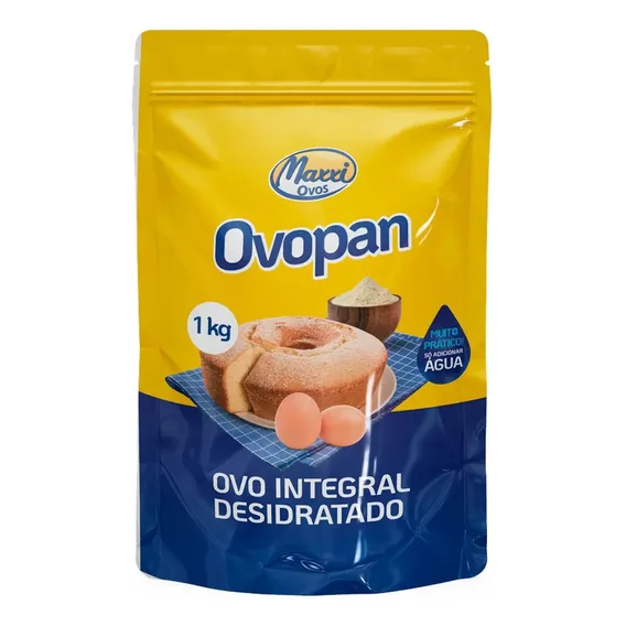 Ovopan 1kg - Ovo Integral Desidratado Maxxiovos Foto 1