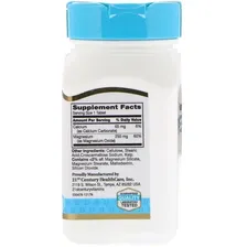 Óxido De Magnésio Importado 250mg 110 Cápsulas - 21 Century Foto mini 2