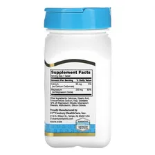 Óxido De Magnésio Importado 250mg 110 Cápsulas - 21 Century Foto mini 3