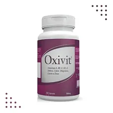 Oxivit Vitamina A B8 C D3 Selenio Cobre Cromo Zinco Magnesio Foto mini  3