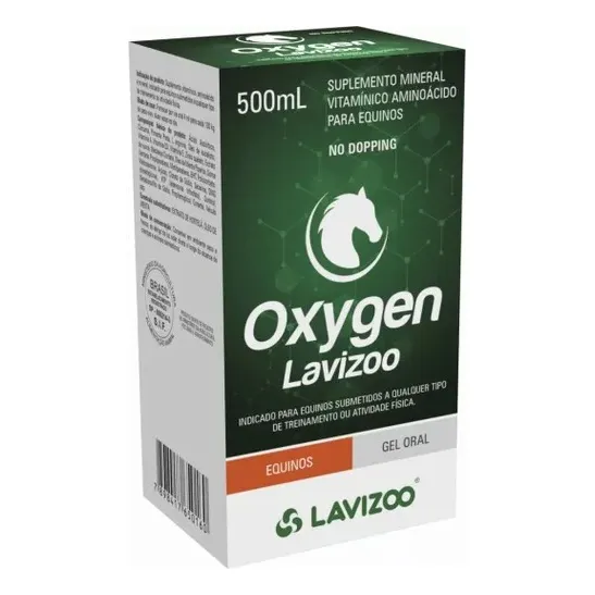 Oxygen Lavizoo 500ml Suplemento Vitamínico Para Equinos Foto 1